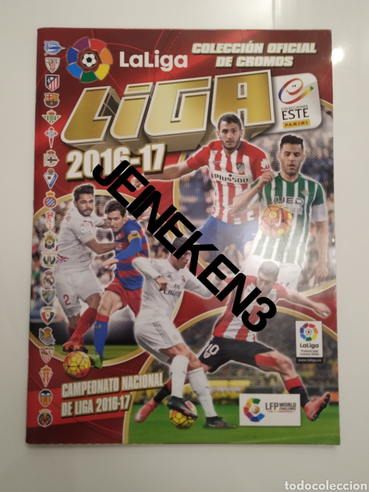 Colecionismo desportivo: &Aacute;lbum plancha Liga 16/17 Ediciones Este Vacio