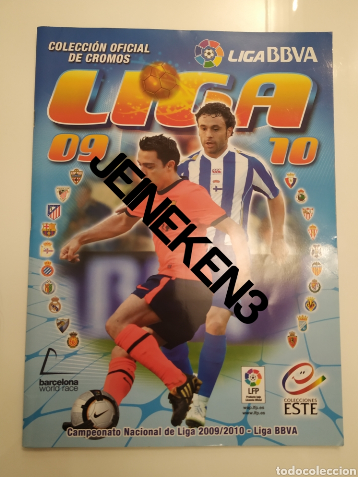 Colecionismo desportivo: &Aacute;lbum plancha Liga 09/10 Ediciones Este Vac&iacute;o