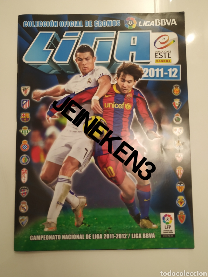 Colecionismo desportivo: &Aacute;lbum plancha Liga 11/12 Ediciones Este Vac&iacute;o
