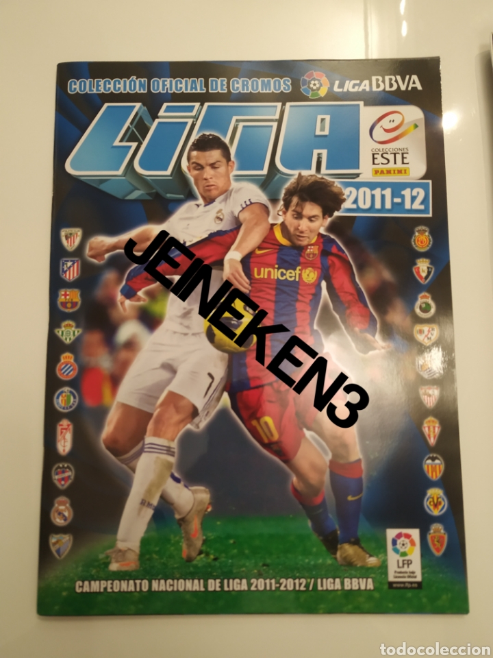 Colecionismo desportivo: &Aacute;lbum plancha Liga 11/12 Ediciones Este Vac&iacute;o