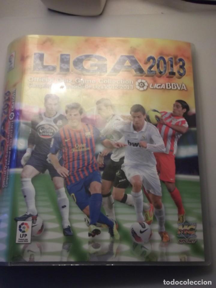 Sports collectibles: ALBUM LIGA BBVA 2012 - 2013 OFICIAL QUIZ GAME COLLECTION. MUNDI CROMO SPORT.