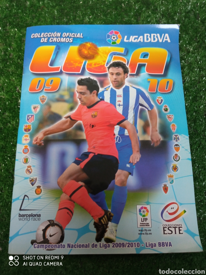 Colecionismo desportivo: Album f&uacute;tbol liga 2009 2010 colecci&oacute;n oficial de cromos BBVA Colecciones ESTE Panini incompleto