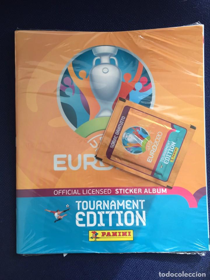 Collectionnisme sportif: ALBUM CROMOS EURO EUROCOPA 2020 + 3 SOBRE GRATUITO PRECINTADO PANINI PLANCHA