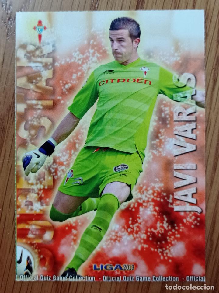 Sports collectibles: CROMO N&deg; 509 JAVI VARAS SUPERSTAR CELTA C. F FICHA LIGA MUNDICROMO 2012 2013 12 13
