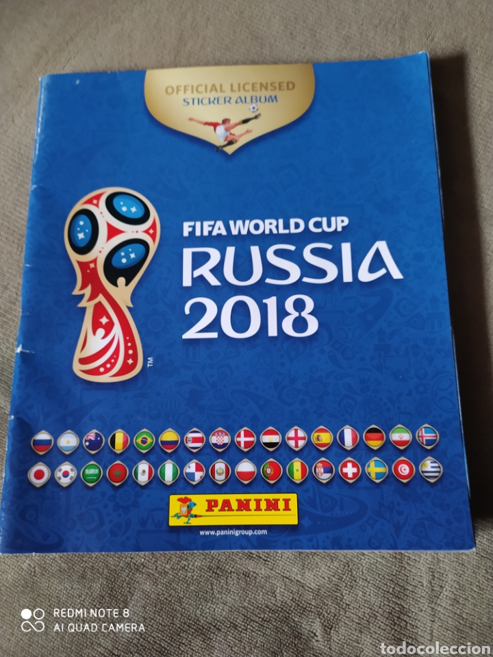 Collezionismo sportivo: Album FIFA world cup Rusia 2018 con 36 cromos