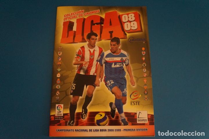 Coleccionismo deportivo: ALBUM INCOMPLETO DE FUTBOL LIGA ESTE 2008-2009/08-09 ***LEER BIEN DESCRIPCI&Oacute;N VER FOTOS