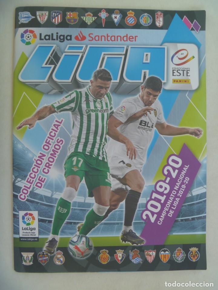 Collezionismo sportivo: ALBUM DE PEGATINAS DE LA LIGA DE FUTBOL 2019 - 20 . DE ESTE - PANINI. CON 27 CROMOS PEGADOS