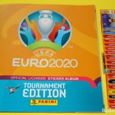 Coleccionismo deportivo: ÁLBUM (VACÍO) UEFA EURO 2020 - TOURNAMENT EDITION - CON 19 CROMOS - PANINI 2021