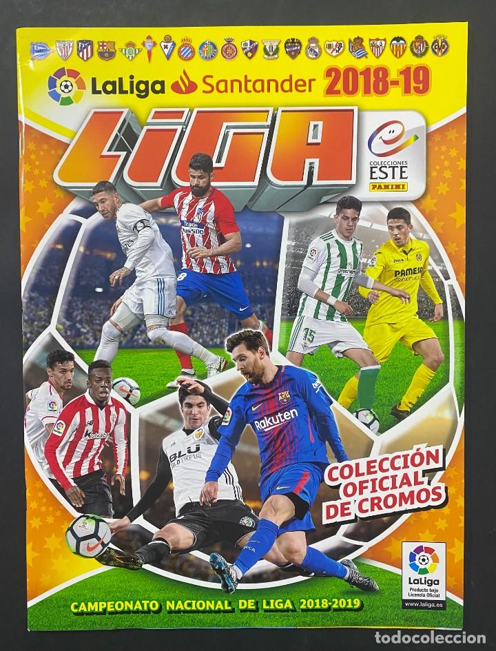 Colecionismo desportivo: ALBUM CON PRECIO NUEVO VACIO Y PLANCHA LIGA SANTANDER TEMPORADA 2018 2019 18 19 ESTE