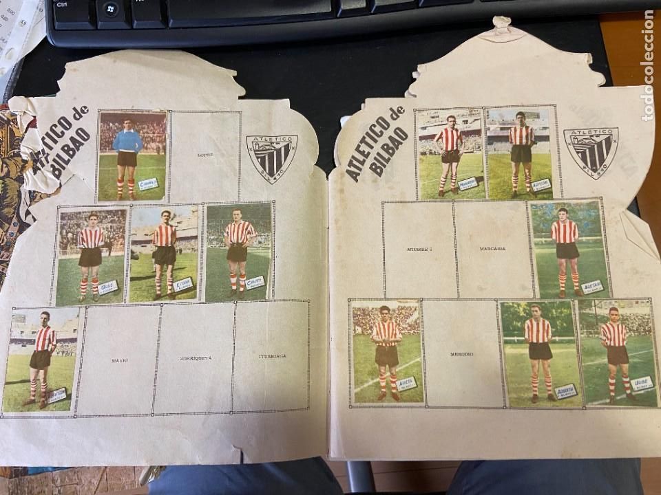 Collezionismo sportivo: campeonato de liga 1960-61 album con 124 cromos buen estado falta la portada se venden sueltos relac