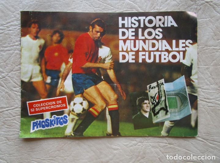 Album Cromos Historia De Los Mundiales De Futbo - Comprar Álbumes De ...