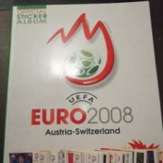 Coleccionismo deportivo: ALBUM UEFA EURO 2008 AUSTRIA VACIO Y 159 CROMOS NUEVOS Y SIN REPETIR. Lote 273528103