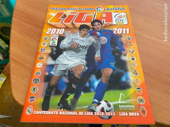Collezionismo sportivo: LIGA 2010 2011 ALBUM VACIO ESTE CON LA LAMINAS INSERTADA DE CROMOS POR PEGAR (AB-4)
