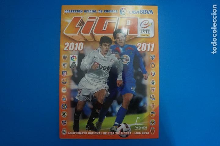 Colecionismo desportivo: ALBUM VACIO DE FUTBOL LIGA ESTE A&Ntilde;O 2010-2011/10-11 DE PANINI