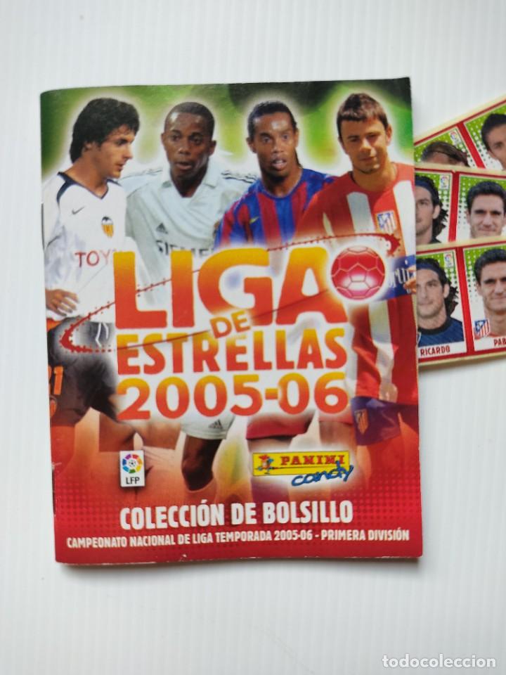 Collectionnisme sportif: &Aacute;lbum Liga de Estrellas 2005 2006 con 26 adhesivos