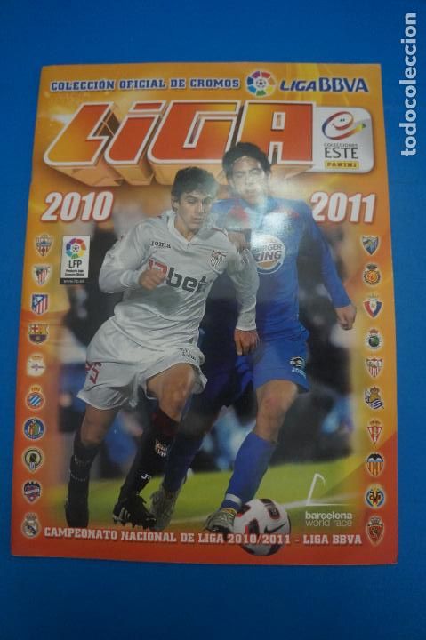 Sports collectibles: ALBUM INCOMPLETO DE FUTBOL LIGA ESTE 2010-2011/10-11 DE ESTE