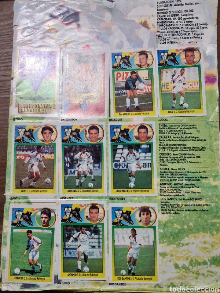 Collectionnisme sportif: LIGA 93 94 ESTE CON MANDIA
