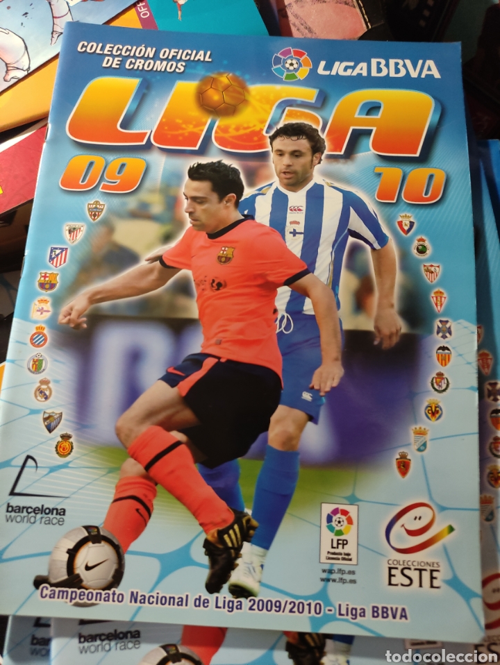 Coleccionismo deportivo: ALBUM NUEVO Y VAC&Iacute;O - EDICIONES ESTE 2009-10 ( INCLUYE LOS 6 CROMOS DE REGALO ENTRE ELLOS MESSI )