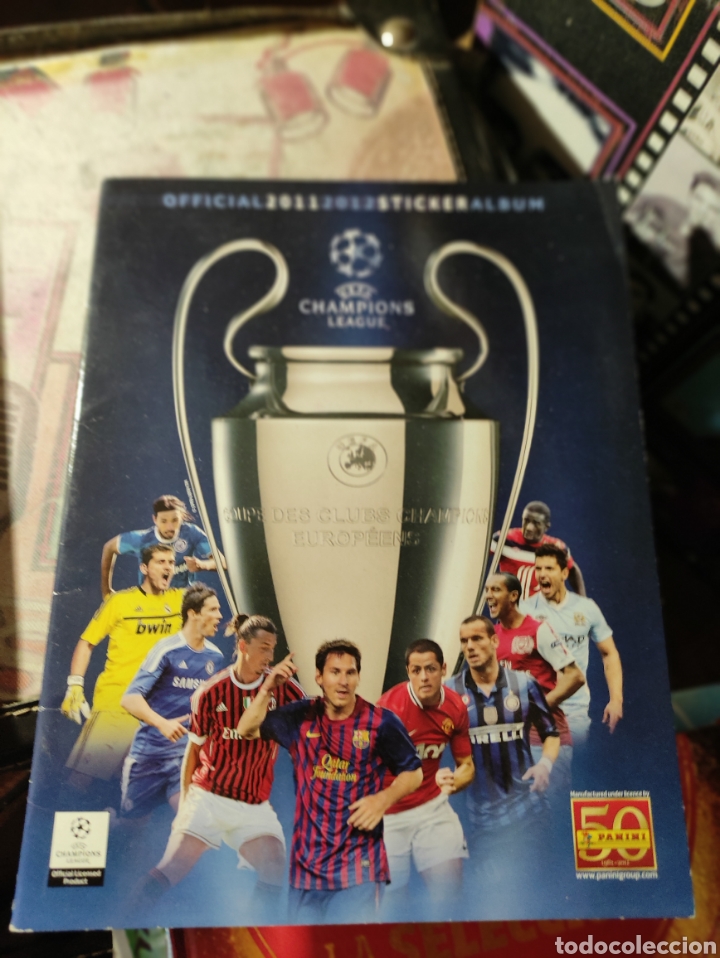 Collectionnisme sportif: ALBUM NUEVO Y VAC&Iacute;O - CHAMPIONS LEAGUE 2011 -12 PANINI