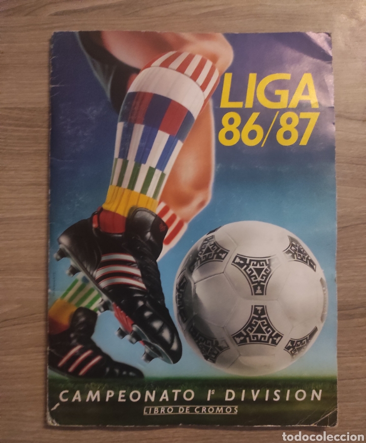 Coleccionismo deportivo: ~ &Aacute;LBUM CROMOS F&Uacute;TBOL LIGA 86-87 1986-1987 CAMPEONATO 1A DIVISI&Oacute;N, EDICIONES ESTE, COMPLETO AL 50% ~