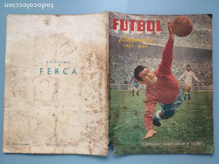 Collezionismo sportivo: TAPAS SUELTAS DEL ALBUM FUTBOL EDICIONES FERCA 1959 1960 59-60 1959-60 PARA APROVECHAR LIGA