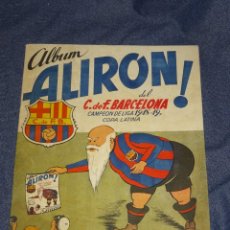 Coleccionismo deportivo: MUY RARO ALBUM ALIRON! DEL C DE F BARCELONA CAMPEÓN DE LIGA 1948 - 49 COPA LATINA, ALBUM PLANCHA. Lote 290065708