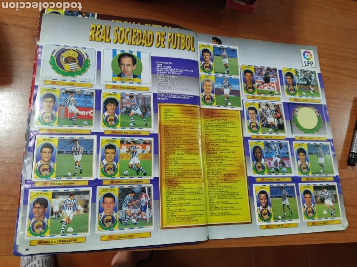 Collezionismo sportivo: Album cromos liga 96 97 colecciones este