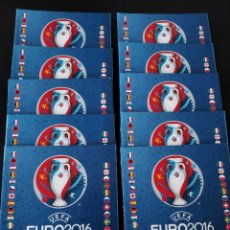Coleccionismo deportivo: LOTE 10 ALBUMES NUEVOS VACIOS PLANCHA EURO 2016 PANINI EUROCOPA FRANCIA 16. Lote 397707979
