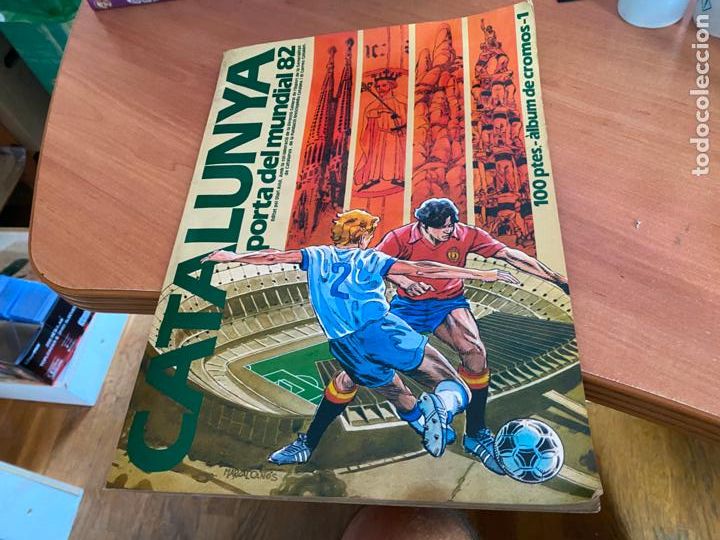 Sports collectibles: CATALUNYA PORTA MUNDIAL 82 CAMPEONADO MUNDO ALBUM FALTAN 25 DE 110 CROMOS (AB-3)
