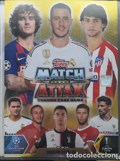 Sports collectibles: MATCH ATTAX. TRADING CARD GAME. TEMPORADA 2019/20. CHAMPIONS EUROPA LEAGUE. &Aacute;LBUM INCLUYE 143 CARTAS