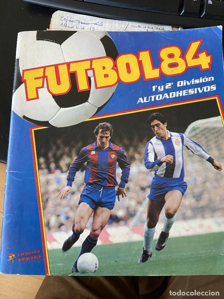 Sports collectibles: futbol 84 album nuevo pero han pegado unos poquitos cromos en concreto 17 cromos