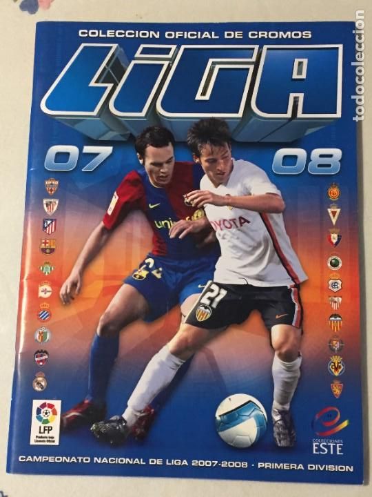 Collectionnisme sportif: Liga 07 - 08 &Aacute;lbum plancha