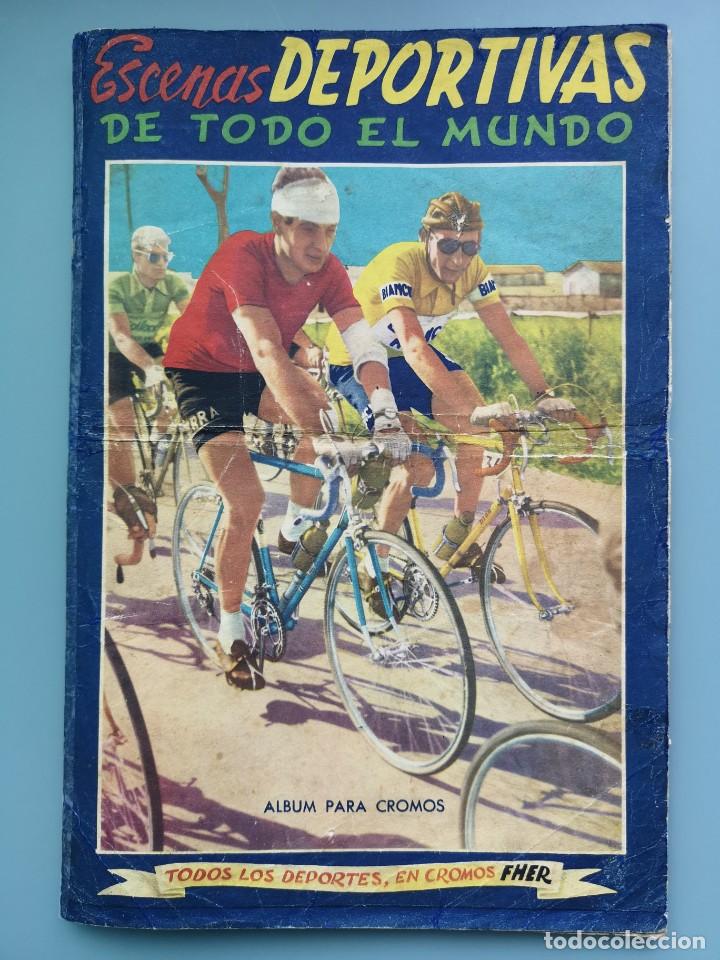 Sports collectibles: DIFICIL ALBUM VACIO ESCENAS DEPORTIVAS DE TODO EL MUNDO 1953 EDITORIAL FHER BILBAO LEER DESCRIPCION