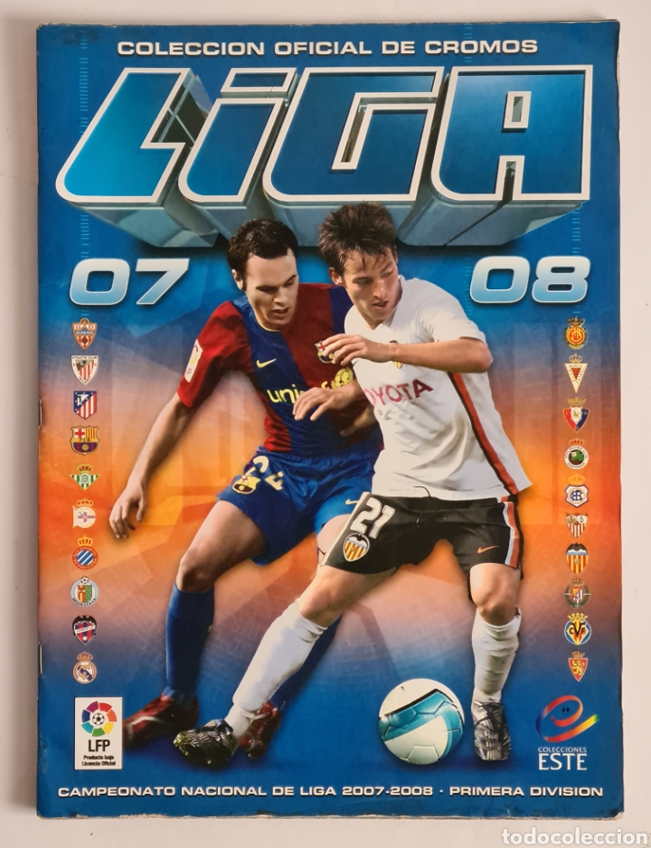 Coleccionismo deportivo: &Aacute;lbum Colecci&oacute;n Liga F&uacute;tbol 07 08 - Cromo Messi - Ediciones Este