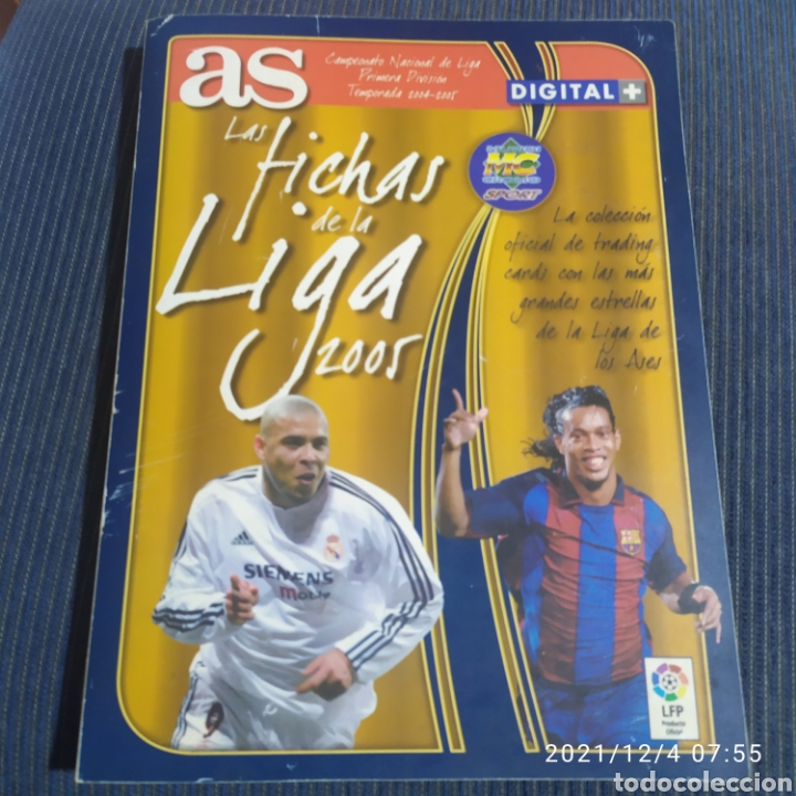 Colecionismo desportivo: futbol album las fichas de la liga 2005