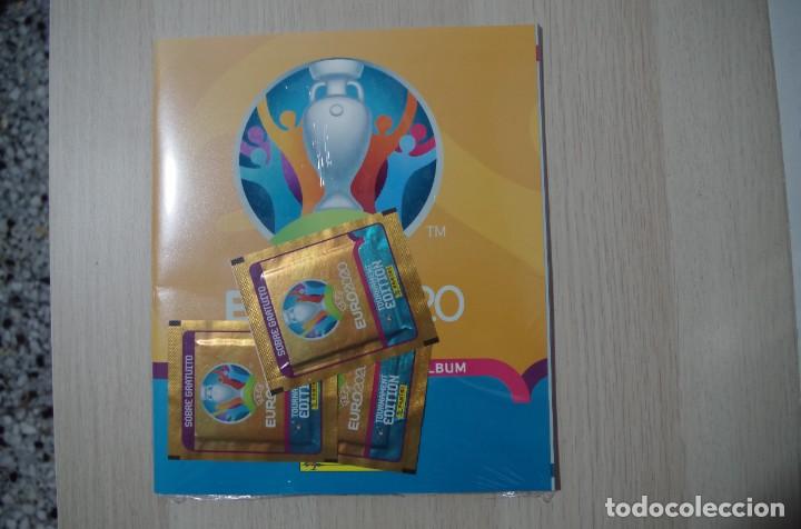Colecionismo desportivo: ALBUM VAC&Iacute;O PLANCHA + 3 SOBRES DE CROMOS F&Uacute;TBOL UEFA EURO 2020 PANINI TOURNAMENT EDITION EUROCOPA