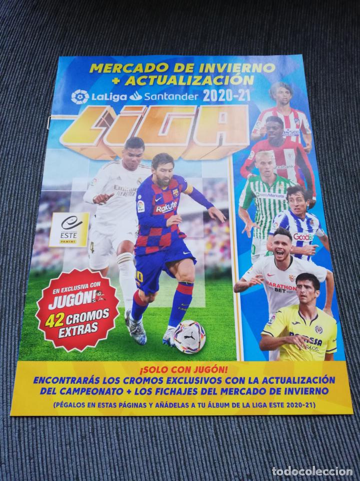 Collezionismo sportivo: HOJAS AMPLIACION CROMOS FICHAJES DE INVIERNO ALBUM LIGA FUTBOL EDICIONES ESTE 2020 2021 20 21