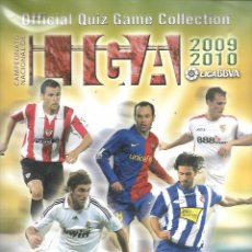 Coleccionismo deportivo: ALBUM DE FUTBOL OFFICIAL QUIZ GAME COLLECTION 2009/2010 CON 654 FICHAS. Lote 308954918