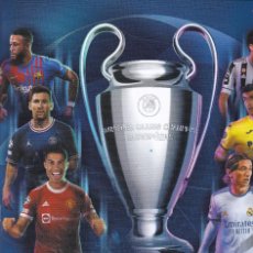 Coleccionismo deportivo: ALBUM UEFA CHAMPIONS LEAGUE. SEASON 2021/22. OFFICIAL STICKER COLLECTION. SIN USAR, CON 6 CROMOS. Lote 308994378