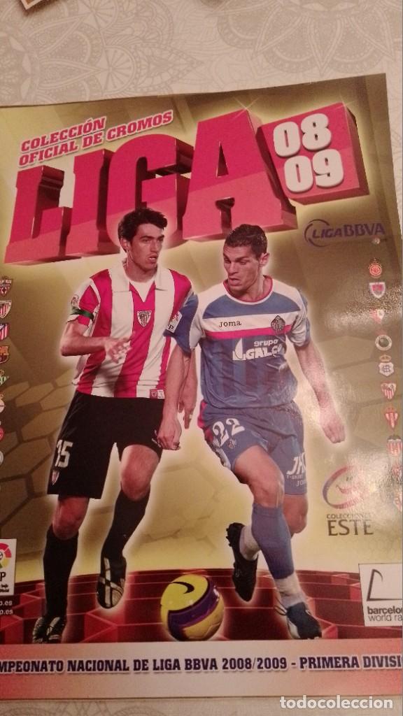 Colecionismo desportivo: Albun Liga 2008/2009 Colecciones Este