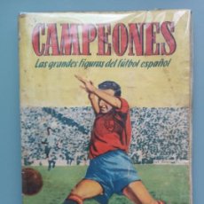 Coleccionismo deportivo: DIFICIL ALBUM VACIO LIGA FUTBOL CAMPEONES LAS GRANDES FIGURAS 1949 1950 49-50 EDITORIAL BRUGUERA. Lote 316034233
