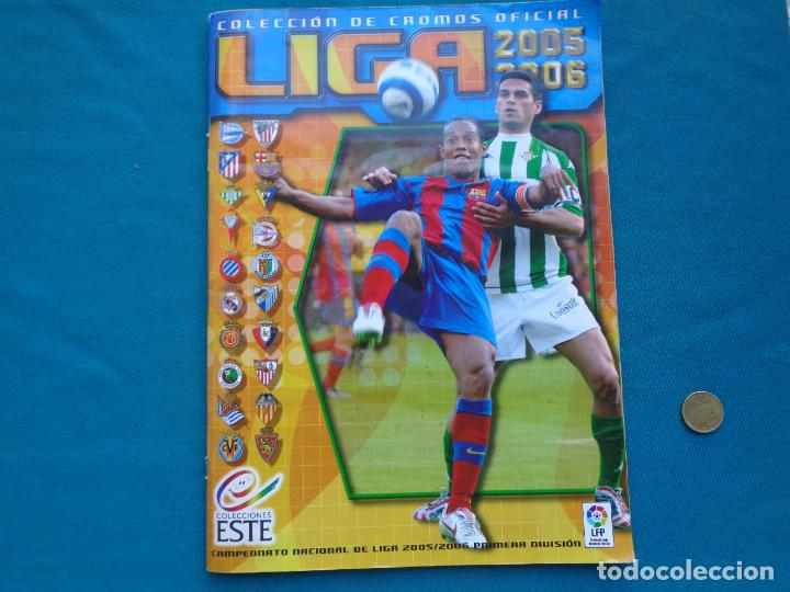 Colecionismo desportivo: ALBUM LIGA 2005 - 2006 ESTE 340 CROMOS