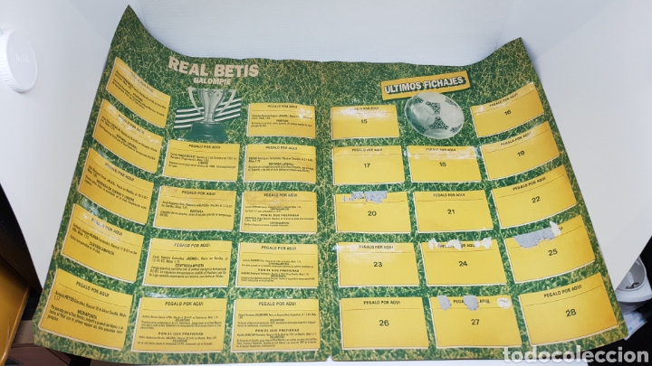 Collezionismo sportivo: PAGINAS ALBUM EDICIONES ESTE LIGA 86 87 ULTIMOS FICHAJES REAL BETIS BALOMPIE FC BARCELONA