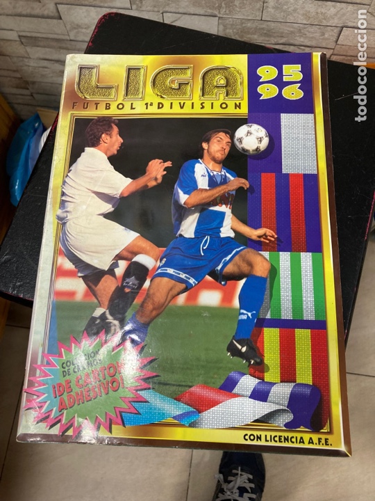 Colecionismo desportivo: &Aacute;lbum de cromos 1995-96, incompleto