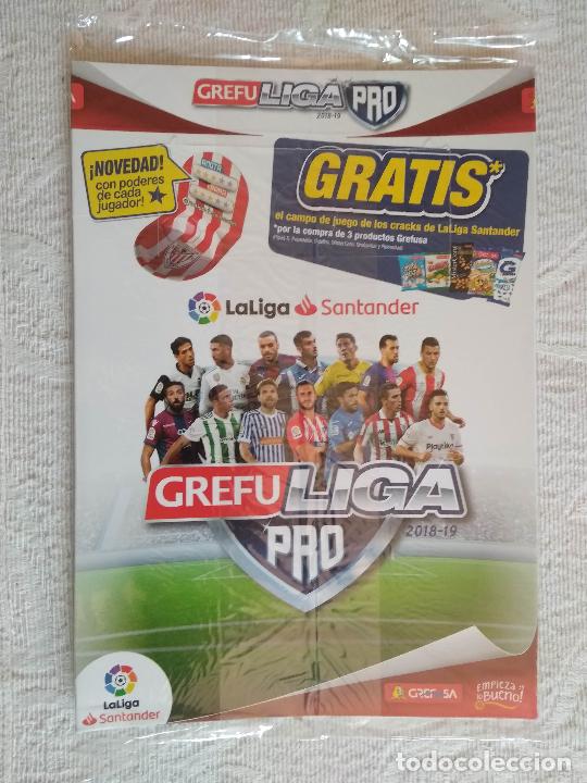 Coleccionismo deportivo: ALBUM VACIO NUEVO PRECINTADO GREFULIGA PRO 18 19 2018 2019 CHAPA GREFUSA LIGA
