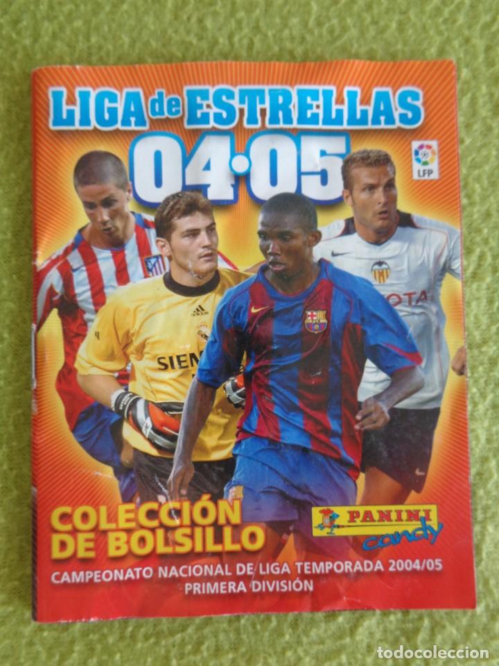 Collectionnisme sportif: PANINI ALBUM CHICLE LIGA ESTRELLAS 04 05 2004 2005 COLECCION DE BOLSILLO