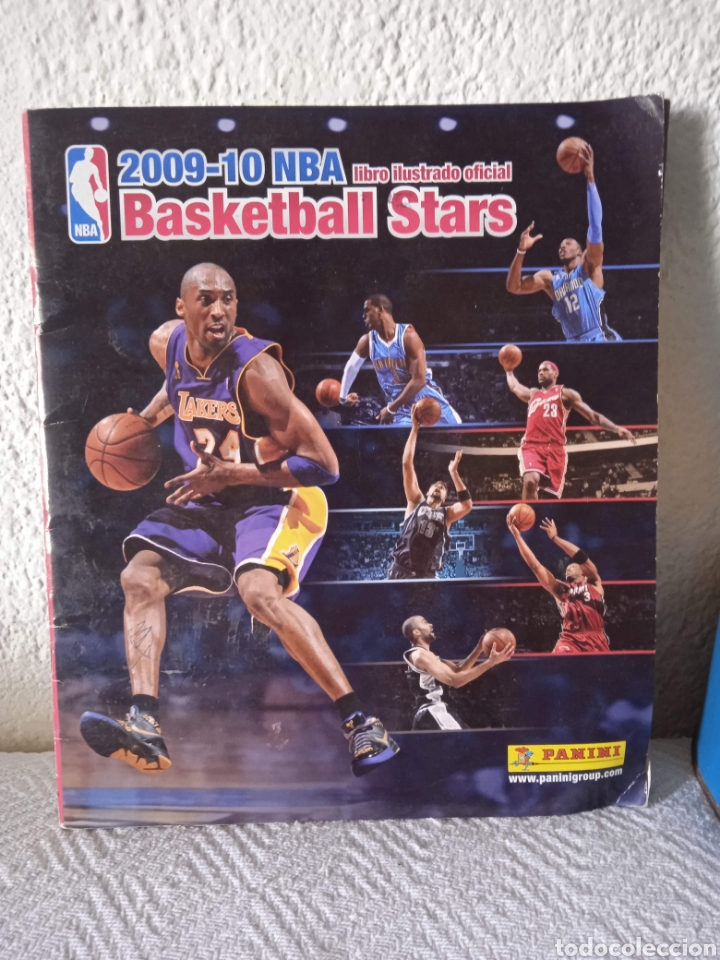 Collectionnisme sportif: &Aacute;lbum figuritas 2009-10 NBA - Panini incompleto