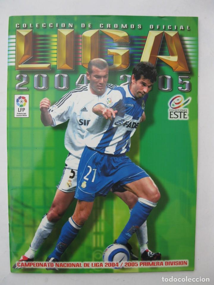 Collectionnisme sportif: &Aacute;LBUM DE CROMOS - CAMPEONATO DE LIGA 2004-2005 - EDICIONES ESTE - VAC&Iacute;O - 04/05.