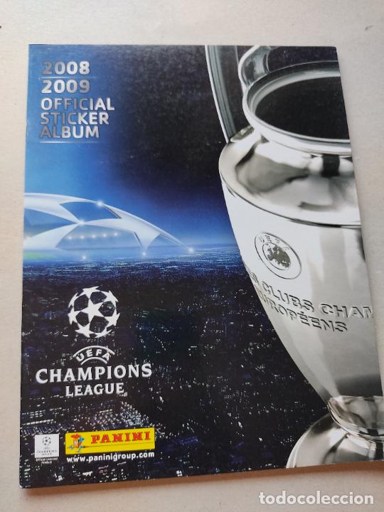 Collectionnisme sportif: &Aacute;LBUM PLANCHA VAC&Iacute;O F&Uacute;TBOL 2008-2009 CHAMPIONS LEAGUE OFFICIAL STICKER ALBUM PANINI 08-09