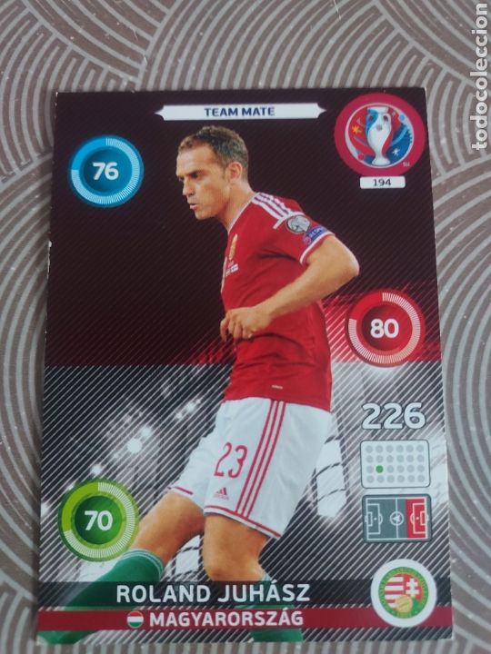 Collectionnisme sportif: ADRENALYN 2016 EURO FRANCE 194 JUHASZ HUNGRIA